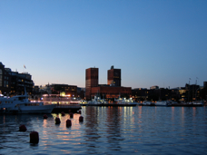 Oslo City Hall by Oslo Fjord